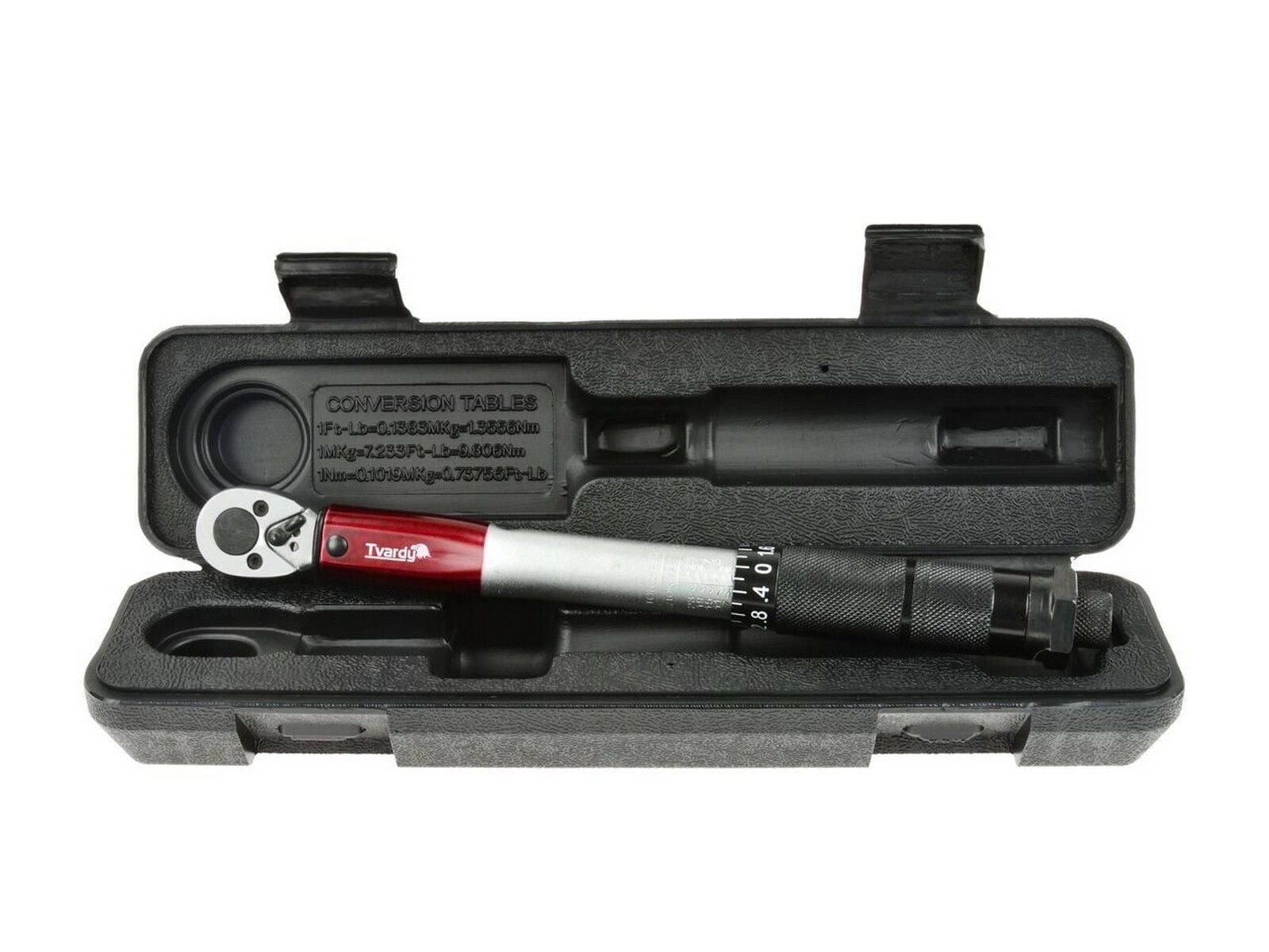 Tvardy Momentsleutel 1/4", 5-25 Nm, met certificaat 09497