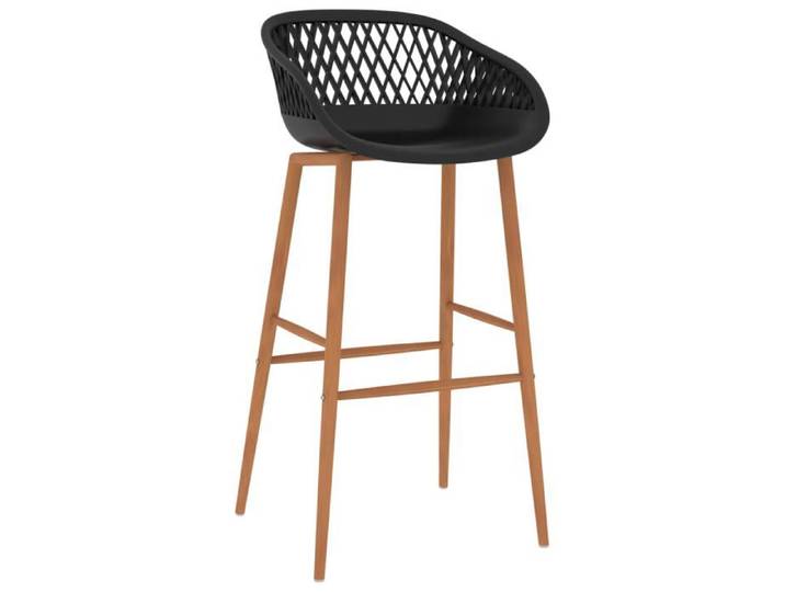 Saison Soldes  Chaises de bar (2 PCS) - SARAZYJ - Siège Haut moderne -noir MM544