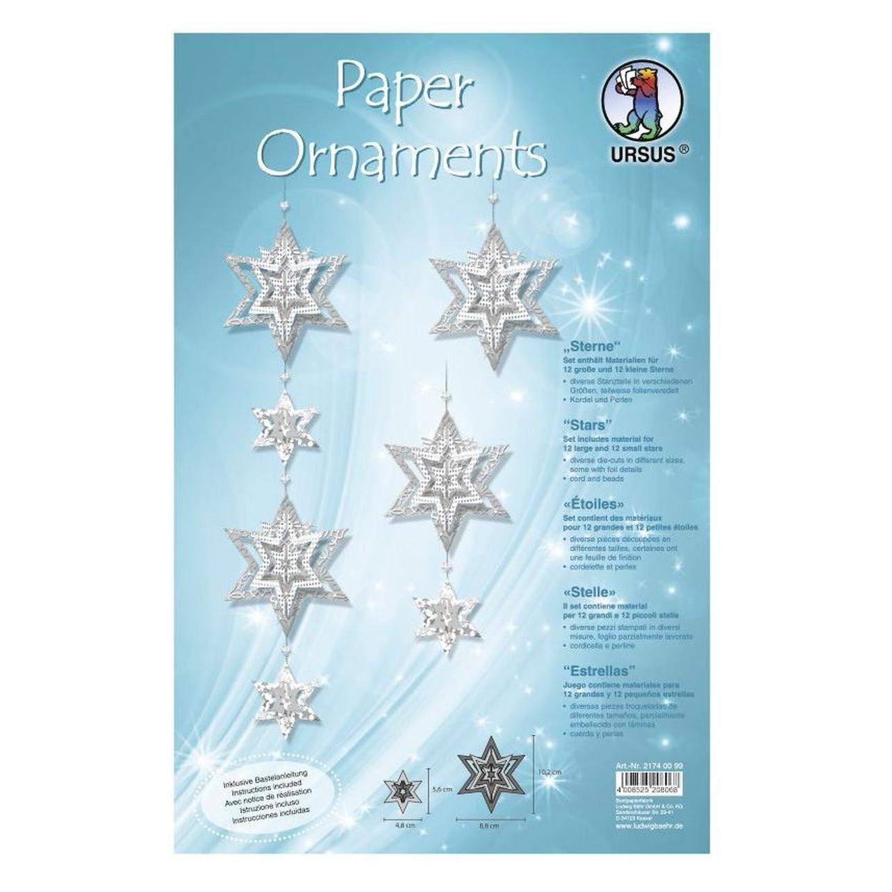 Ursus Sparkling Ornaments Sterne (21740099)