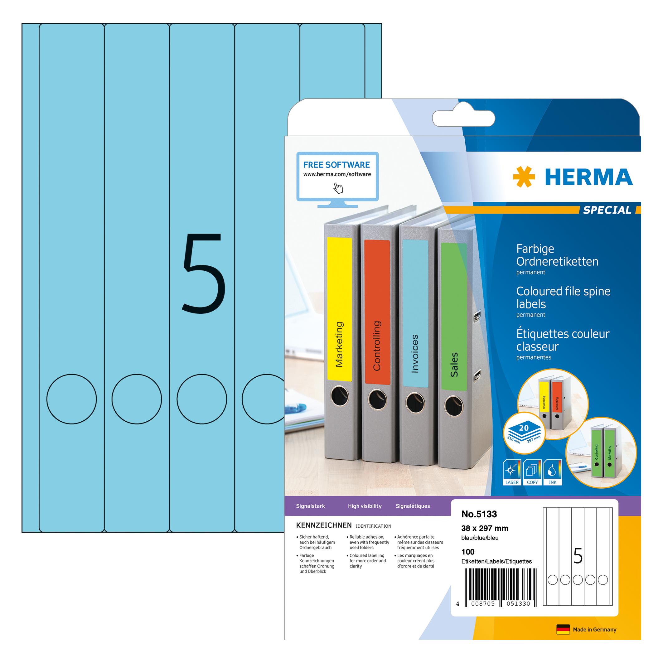 Herma Ordneretiketten A4 (5133)