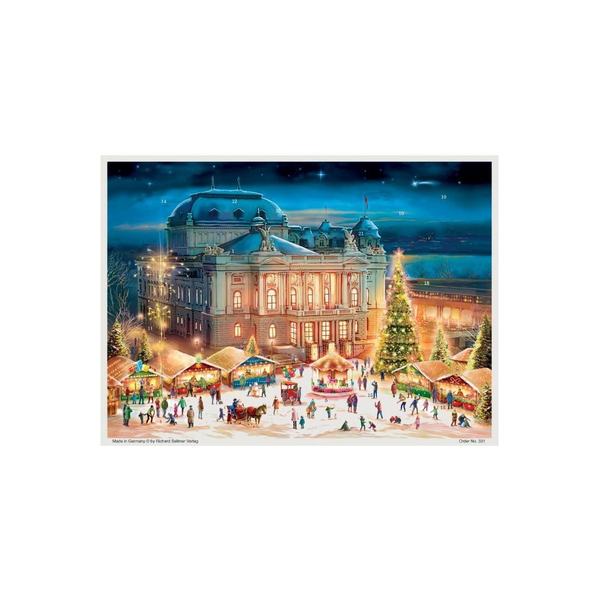 Adventskalender Zürich Operahuis van Richard Sellmer Verlag