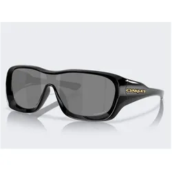 Oakley, Unisex, Sportbrille, De La Salle (Poliert Schwarz, Schwarz glänzend, Prizm Black), Schwarz