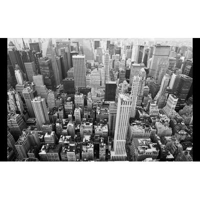 Fototapete PAPERMOON "Manhattan Stadtbild", bunt, B:3,5m L:2,6m, Vlies, Tapeten