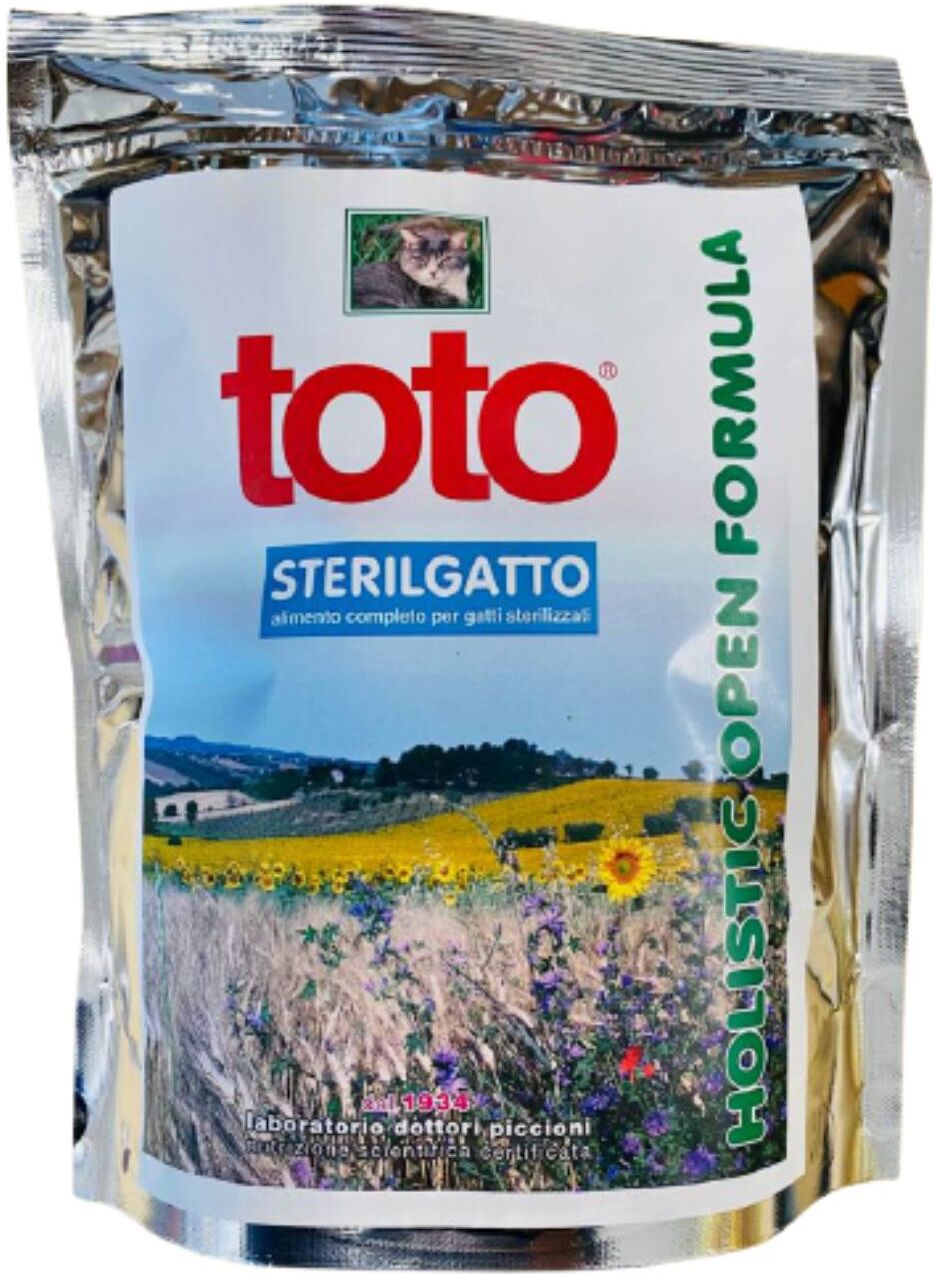 Toto 12 Kg Holistic Open Formula Sterilgatto per Gatti