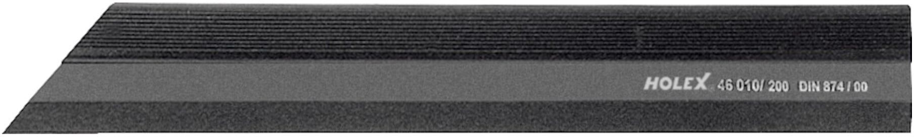 HOLEX Haarlineal brüniert im Etui 100 mm (460100 100)