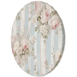 RUNDES BILD Blau 60/60 cm
