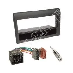 Autoradio 1-DIN Einbaurahmen Radioblende+Adapter Einbauset für Alfa 155 (Typ ...
