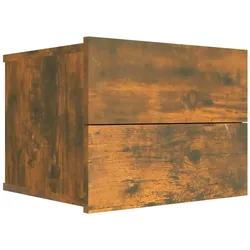vidaXL Nachttisch Räuchereiche 40x30x30 cm Holzwerkstoff