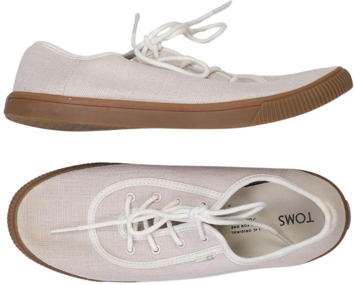 Toms Damen Sneaker, Beige, Gr. EU 39 (US 8), kein / Etikett - Second Hand