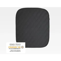 Suprima Sitzauflage 40 x 50cm Sitzauflage mit Anti-Rutsch-Noppen, schwarz, 1 Stück