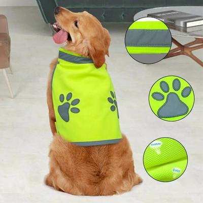 PetsAreLife Reflective Hi Vis Dog Vest Safe & Comfortable Pet Jacket For Night Walks xl