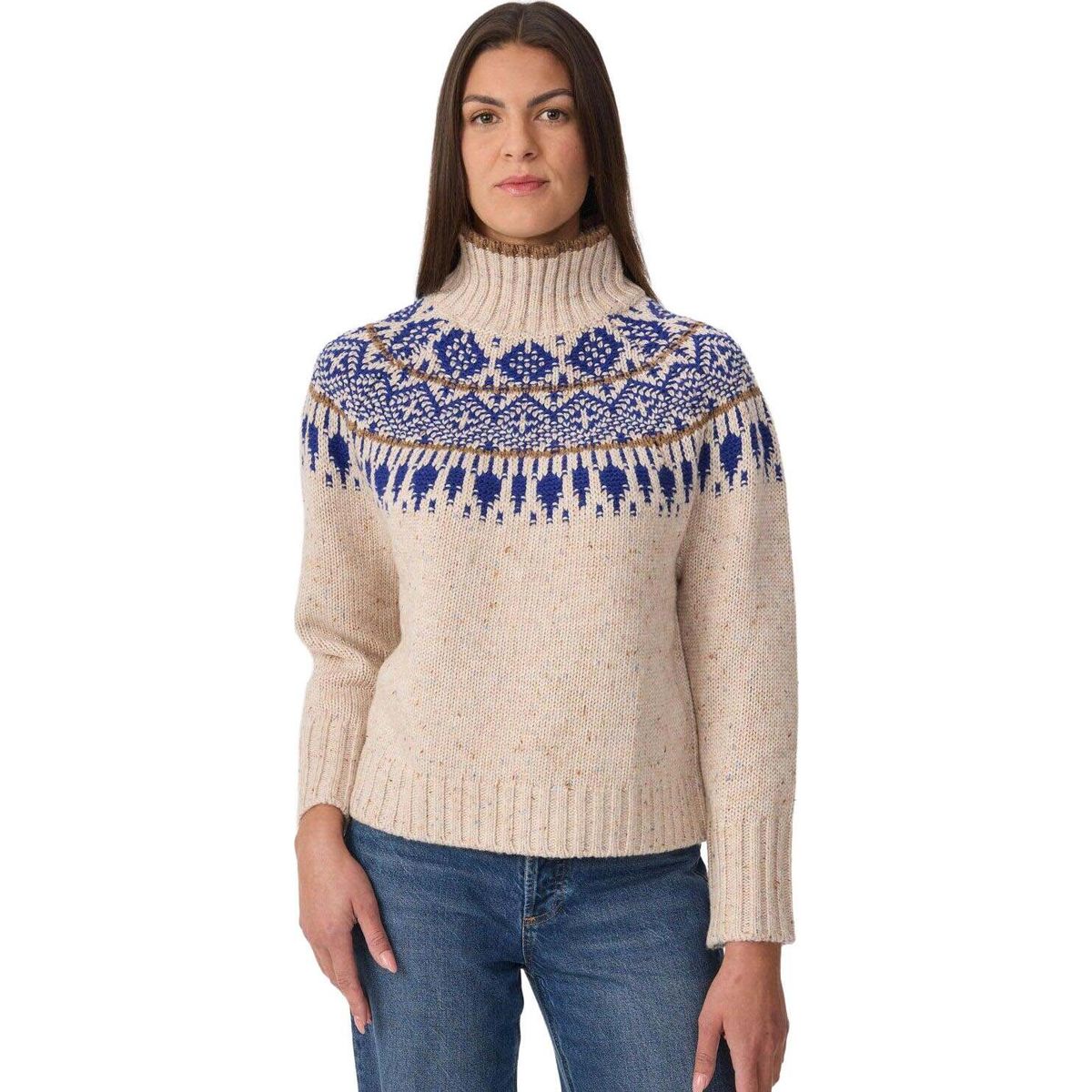 Krimson Klover Helena Mock Neck natural (105) M KK-F26412-105-M