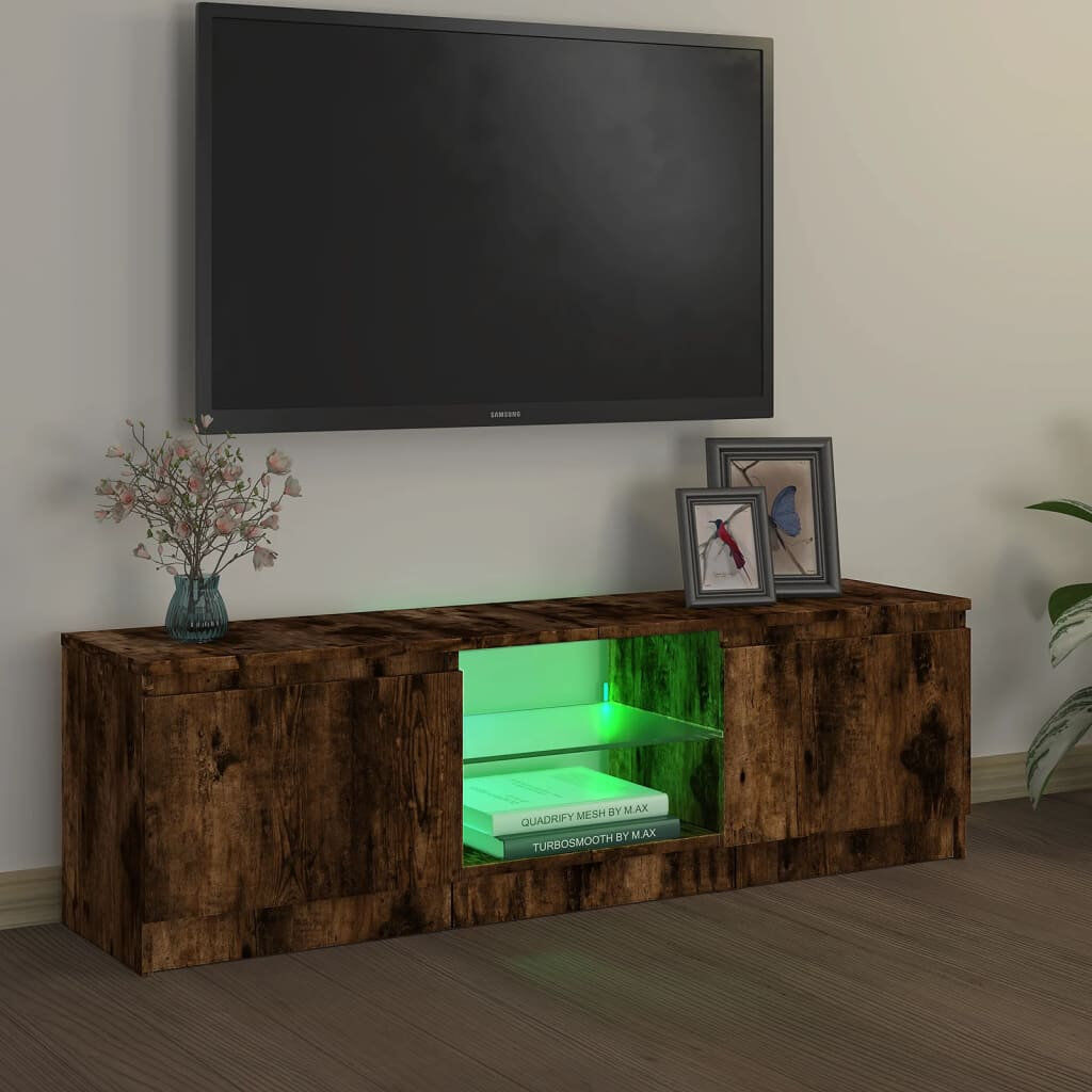 Metro TV Stand for TVs up to 50" Smoked Oak 50"