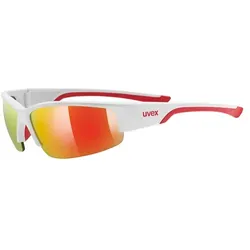 Uvex Sportstyle 215 Brille white mat red/red