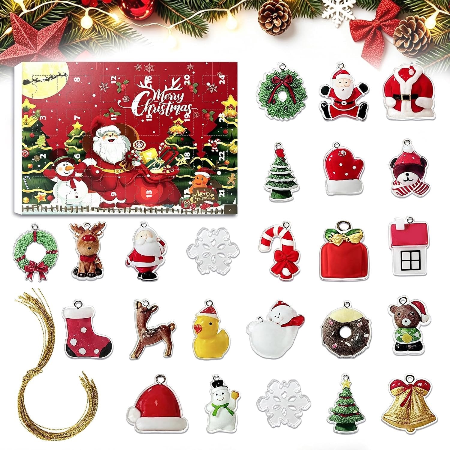 Kerstman adventskalender voor volwassenen