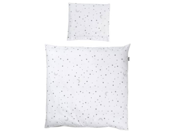 BABYBETTWÄSCHE Sternenzauber grau 80 x 80 cm