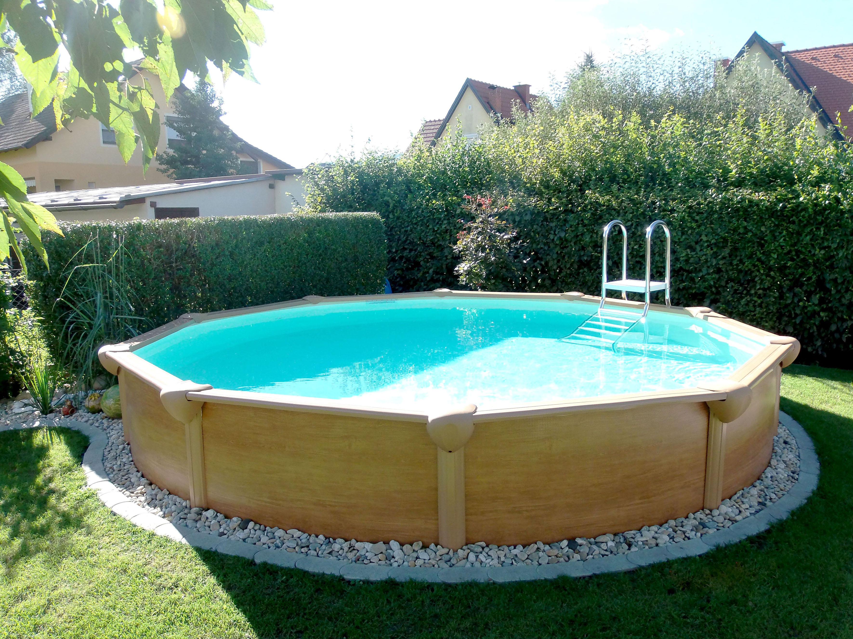 Poolwandisolierung KWAD "Pool Protector T60", weiß, Polystyrol, Bauplatten, für Rundbecken ØxH: 460x132 cm
