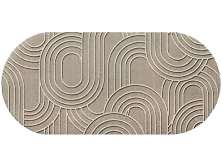 Wash+Dry Fußmatte, Sand Twist 70x150cm, beige
