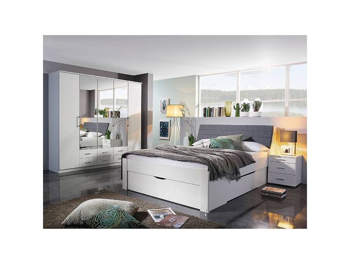 Tête de lit I 145cm Gris/Blanc alpin