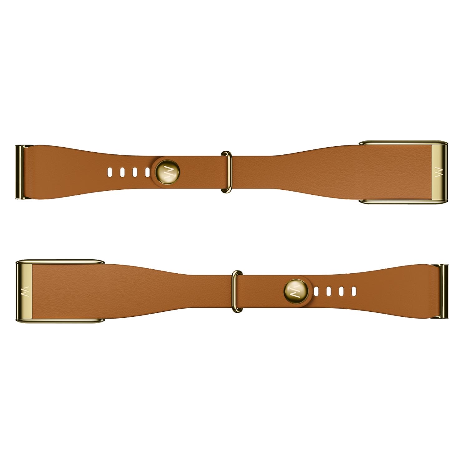 Whoop LeatherLuxe Band (22 mm, Edelstahl, Leder) (810114362174)