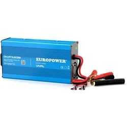 Europower, Autobatterie Ladegerät, ŁADOWARKA PROSTOWNIK DO AKUMULATORÓW LiFePO4 CH-LFP/12/20 14 6V 20A KONEKTOR KROKODYLEK (20 A, 12V, 6V)