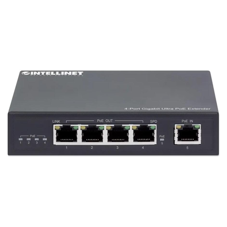 Intellinet 4x RJ045, PoE (5 Ports) (561617)