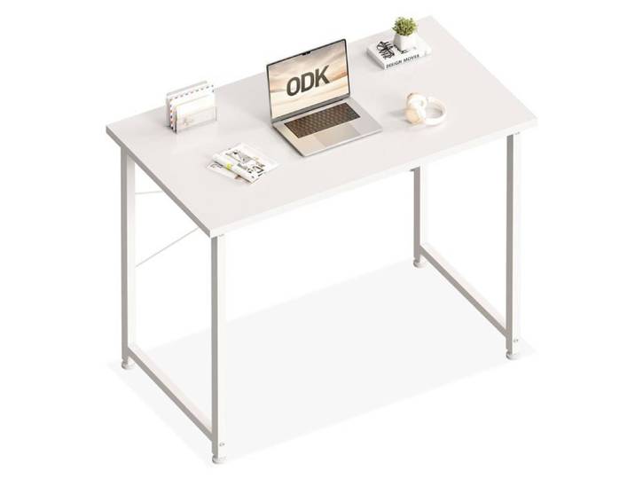 Petit Bureau d'dinateur 80 x 40 cm Blanc Blanc 80x40cm 80x40cm BUREAU