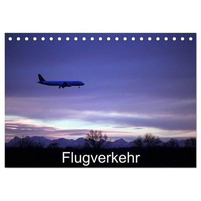 Flugverkehr (Tischkalender 2027 DIN A5 quer), CALVENDO Monatskalender