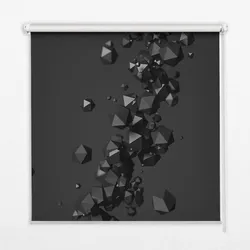 INNENROLLO - Fensterrollo - Rollo - 90x140 cm - Herabfallende Blöcke