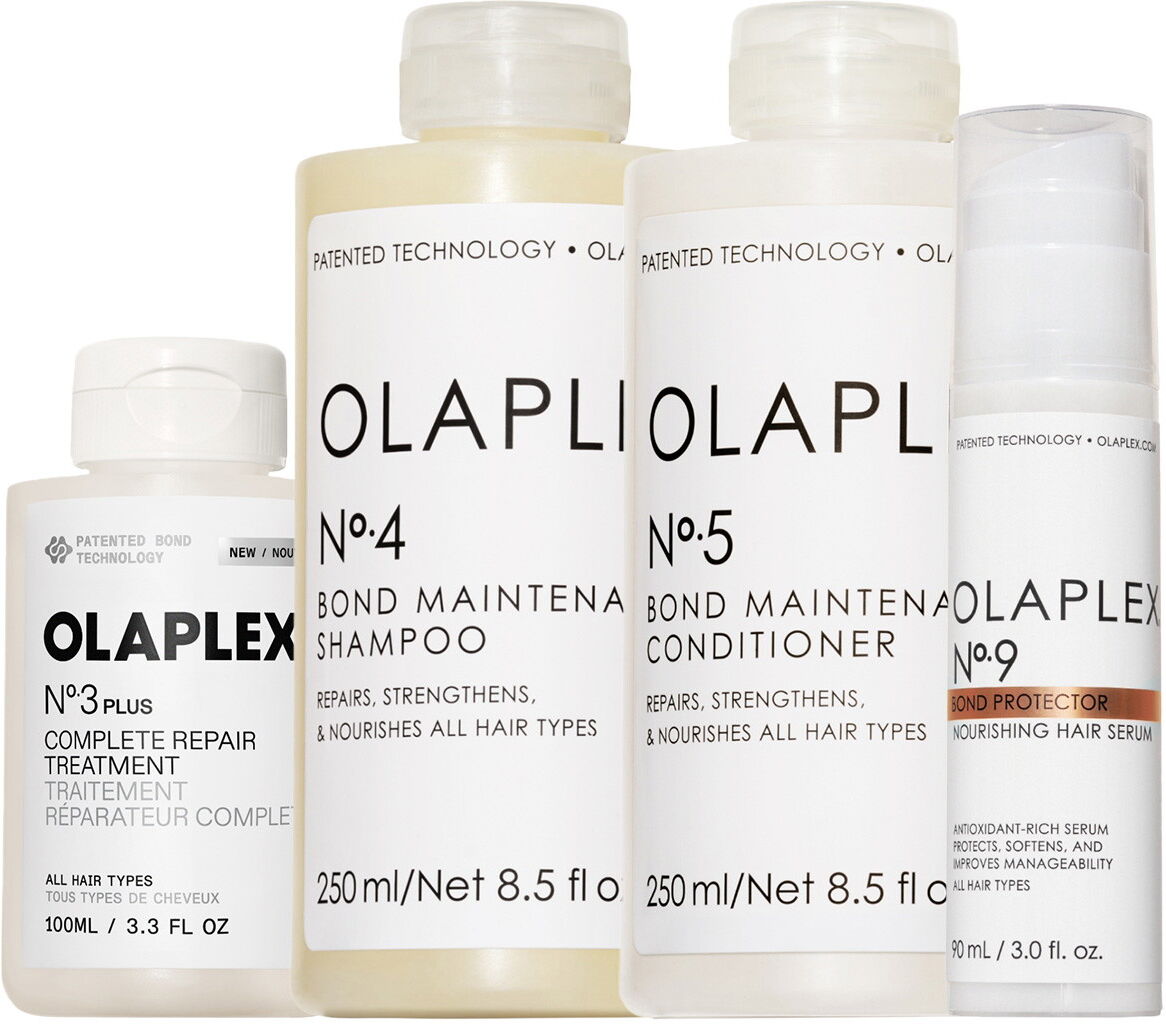 690ml Olaplex Set (No.3PLUS 100 ml + No.4 250ml + No.5 250ml + No.9 90ml)