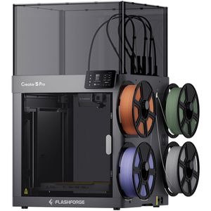 Flashforge 3D-Drucker Creator 5 Pro, montiert, 256 x 256 x 256mm Druckgröße, beheizte Druckplatte