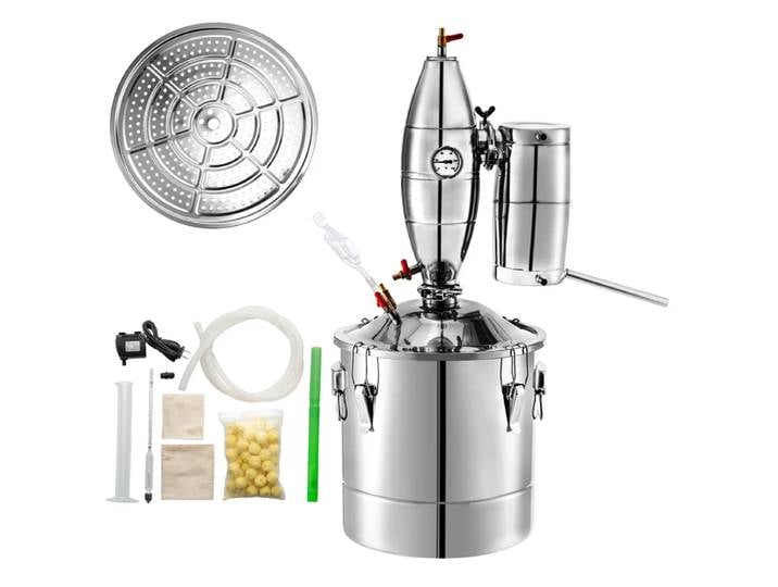 VEVOR 20/30/50/70L distillateur d'alcool Machine équipement de brassage de bière bricolage vin Moonshine appareil distributeur Kit appareil ménager