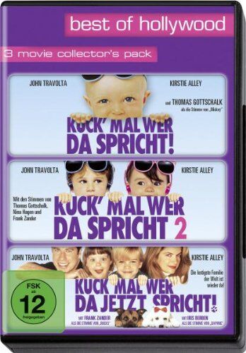 Kirstie Alley - Kuck' mal wer da spricht 1+2/Kuck' mal wer da jetzt spricht - Best of Hollywood (3 DVDs) - Preis vom 11.10.2026 03:10:56 h
