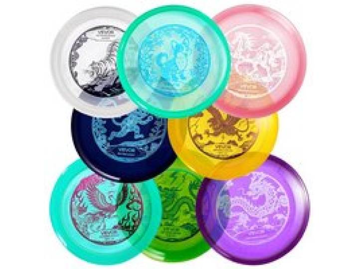 VEVOR Discgolf-Set Starterset (8 Stk.), Anfänger-Frisbees für Ganzkörper-Krafttraining, mit Putter, Mid-Range, Driver, für Garten Rasen Strand Park im Freien