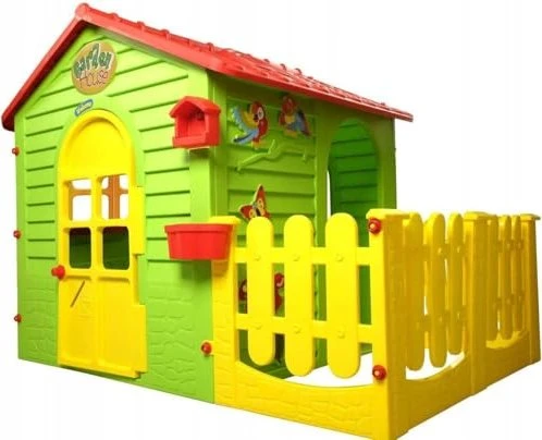 Gartenhaus für Kinder mit Zaun, Middle