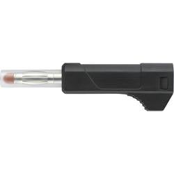 TRU COMPONENTS TC-R8-103 B Miniatur-Lamellenstecker Stecker, gerade Stift-Ø: 4 mm Schwarz 1 St. 1587911