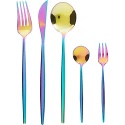 Beliani Rigatoni, Besteck, Mehrfarbig