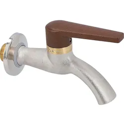 Auslaufkugelhahn, Sky DN15(1/2'') PN100, Frostsicher Griff braun