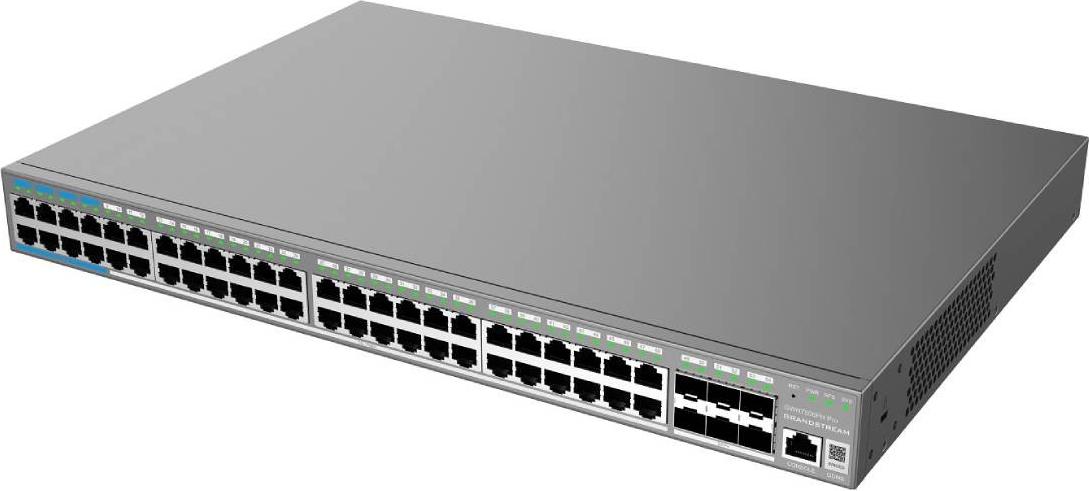Grandstream GWN7806PL PRO - Managed-Switch der Enterprise-Klasse (Layer 2++) - 48× RJ45 PoE/PoE++ - Switch - 1 Gbit/s