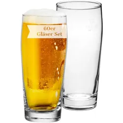Bormioli Rocco, Biergläser, Willi Becher geeicht (0.40 l)