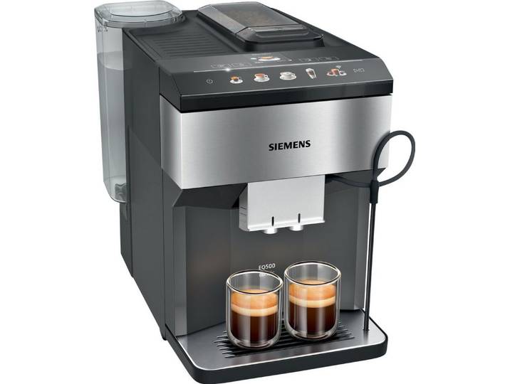 SIEMENS Kaffeevollautomat TP516DX3, Siemens EQ500 connect Kaffeevollautomat Edelstahl TP516DX3