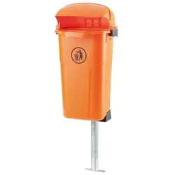 Hardwex Standabfallbehälter Urban 50 l, orange
