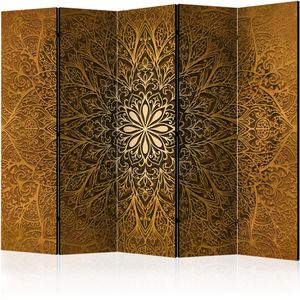 Artgeist Paravent Sacred Circle II innen, 5-teilig, aus Holz / Stoff, zweiseitig bedruckt, 225 x 172cm