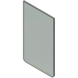 Vorderwand Bo unten weiß (Glas) - 8738209427