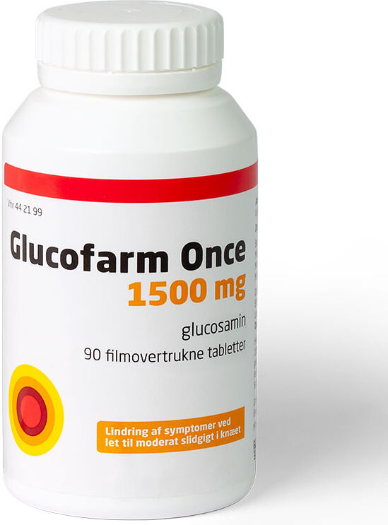Glucofarm Once 1500 mg 90 stk Filmovertrukne tabletter