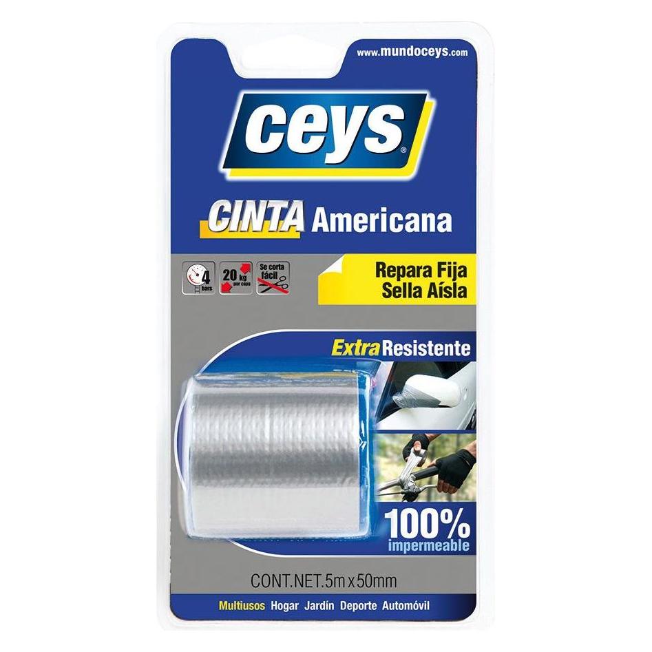 Marioinex Ceys Klebeband Silberfarben (5 M X 50 Mm) (50 mm) (45262180)