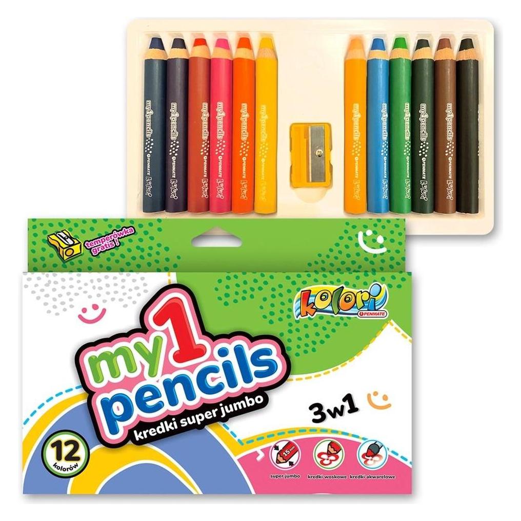 Penmate Kolori-Buntstifte Meine ersten Buntstifte 12 Farben (12x) (58219823)