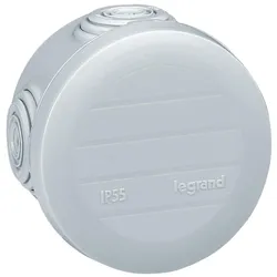 Legrand 092001 Abzweigdose Plexo, Rund, D= 60x Tiefe 40 mm, IP 55, 4 Membran-Einführungen