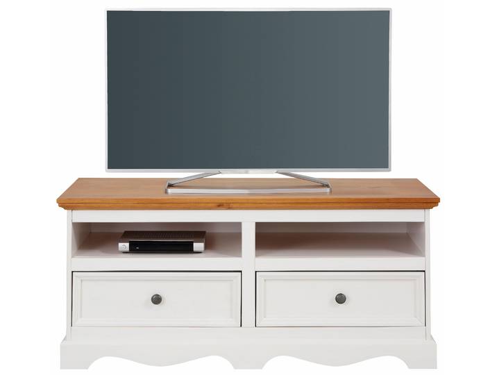 Lowboard OTTO HOME Melissa , gelb (weiß, honigfarben), B:120cm H:55cm T:50cm, Sideboards, Lowboard, Kommode, Breite 120 cm