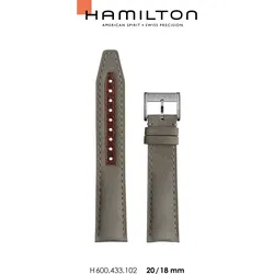 Hamilton - Other New Products Band-set Leder-grau-20/18 H690.433.102 - grau
